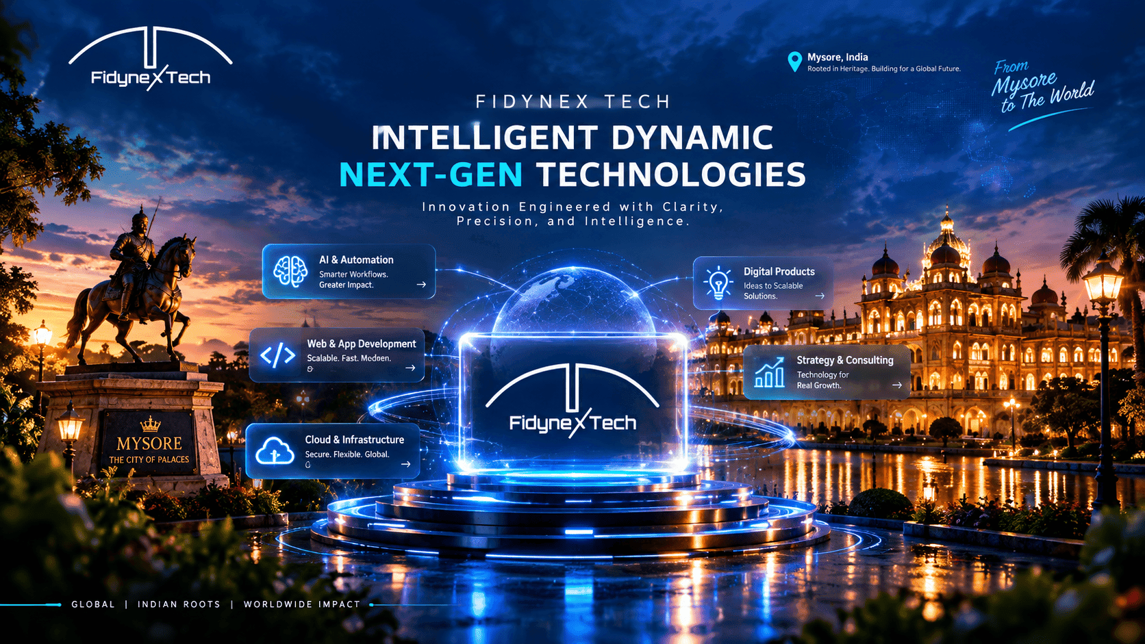 Fidynex Tech website project preview